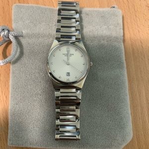 Swiss Army Victorinox women’s sterling silver watch. Never worn